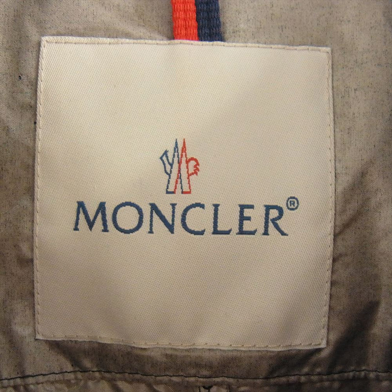 MONCLER モンクレール 45042/50/54098 ハンガリー製 ナイロン ジップアップ フーディー ジャケット ブルゾン ブラック系 5【中古】