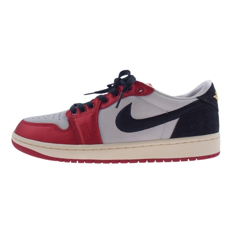 NIKE ナイキ FN0432-100 Trophy Room トロフィールーム  Air Jordan 1 Low OG Sail and Varsity Red エアジョーダン1 ロー OG セイル アンド バーシティレッド ローカット スニーカー ホワイト系 レッド系 27cm【新古品】【未使用】【中古】