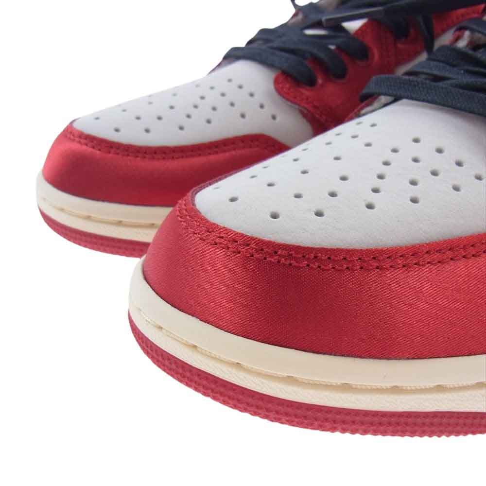 NIKE ナイキ FN0432-100 Trophy Room トロフィールーム  Air Jordan 1 Low OG Sail and Varsity Red エアジョーダン1 ロー OG セイル アンド バーシティレッド ローカット スニーカー ホワイト系 レッド系 27cm【新古品】【未使用】【中古】