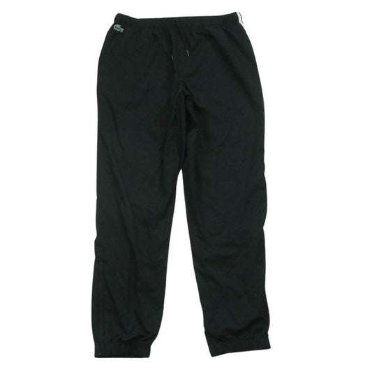 LACOSTE ラコステ サイドライン ロゴ ジョガー パンツ ベトナム製 ブラック系 L【中古】