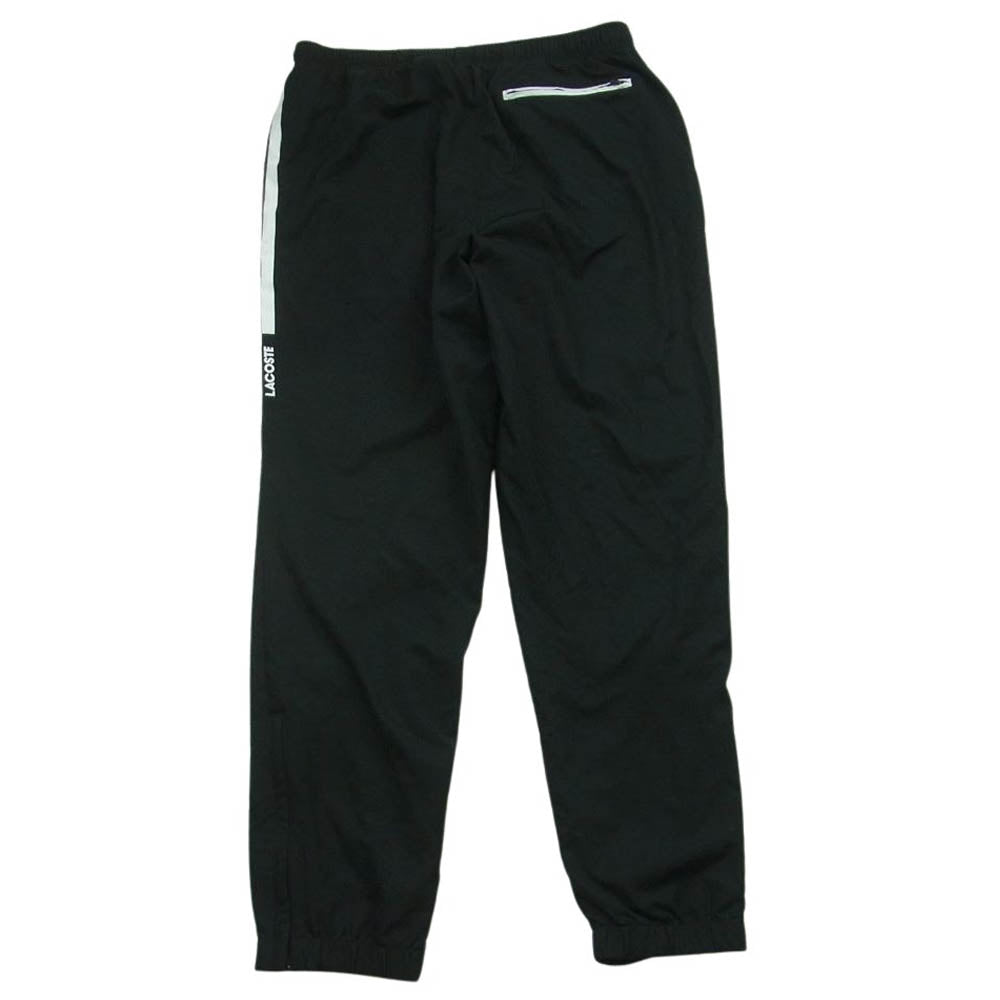 LACOSTE ラコステ サイドライン ロゴ ジョガー パンツ ベトナム製 ブラック系 L【中古】