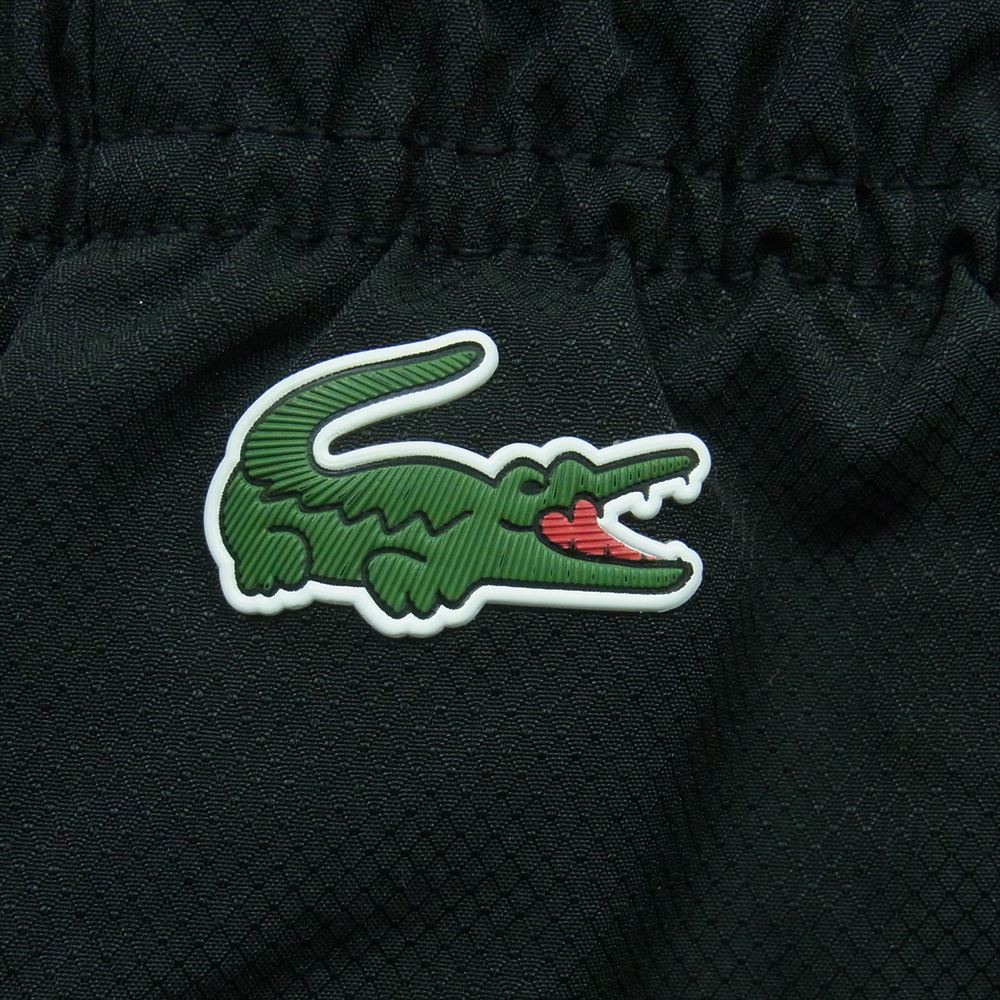 LACOSTE ラコステ サイドライン ロゴ ジョガー パンツ ベトナム製 ブラック系 L【中古】