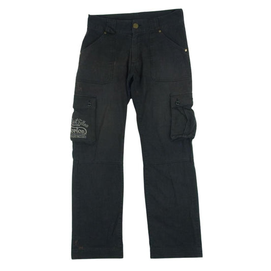 ノートン 31N1700 デニム カーゴ パンツ コットン ポリウレタン 中国製 ダークグレー系 XL【中古】