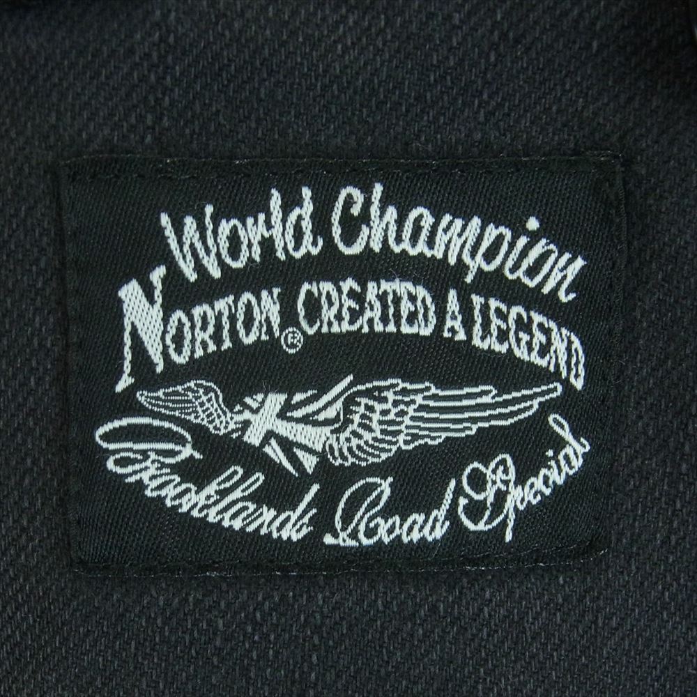 ノートン 31N1700 デニム カーゴ パンツ コットン ポリウレタン 中国製 ダークグレー系 XL【中古】