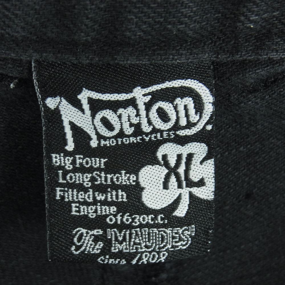 ノートン 31N1700 デニム カーゴ パンツ コットン ポリウレタン 中国製 ダークグレー系 XL【中古】