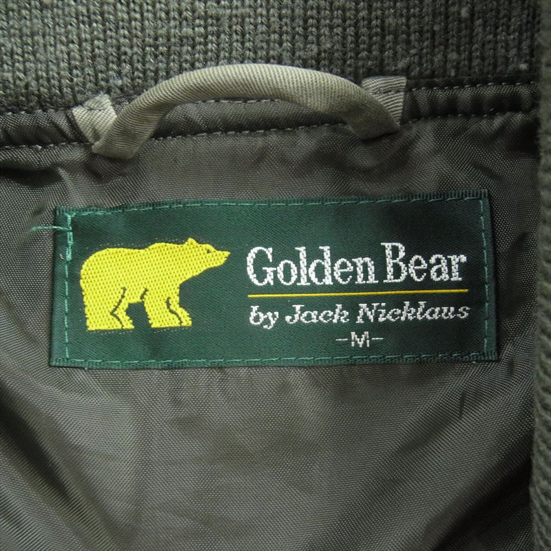 Golden Bear ゴールデンベア ショールカラー ブルゾン ミリタリージャケット カーキ系 M【中古】