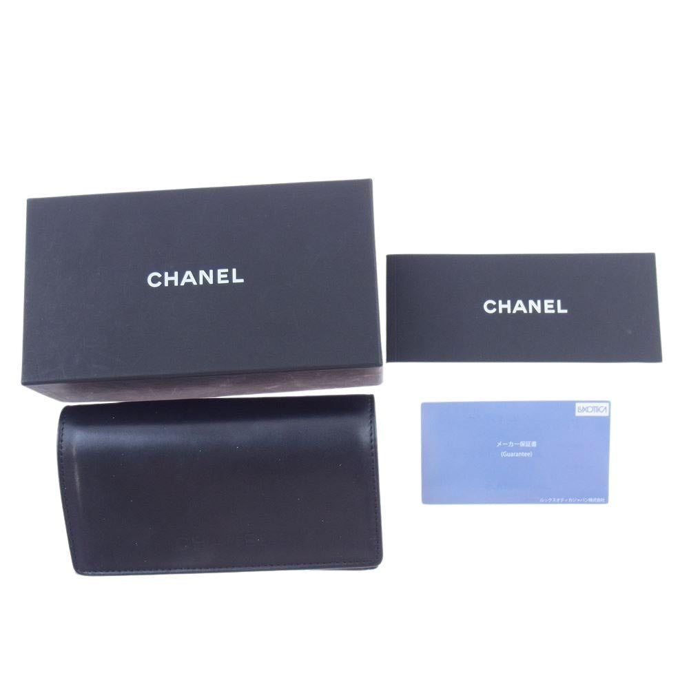 CHANEL シャネル CH5477A BUTTERFLY SUNGLASSES ココマークバタフライ サングラス 5618 140 ブラック系【中古】