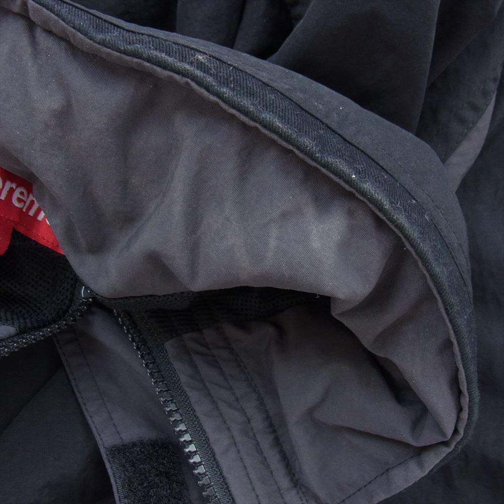 Supreme シュプリーム 18SS Court Half Zip Pullover  アーチロゴ ハーフジップ プルオーバー ジャケット ブラック系 L【中古】