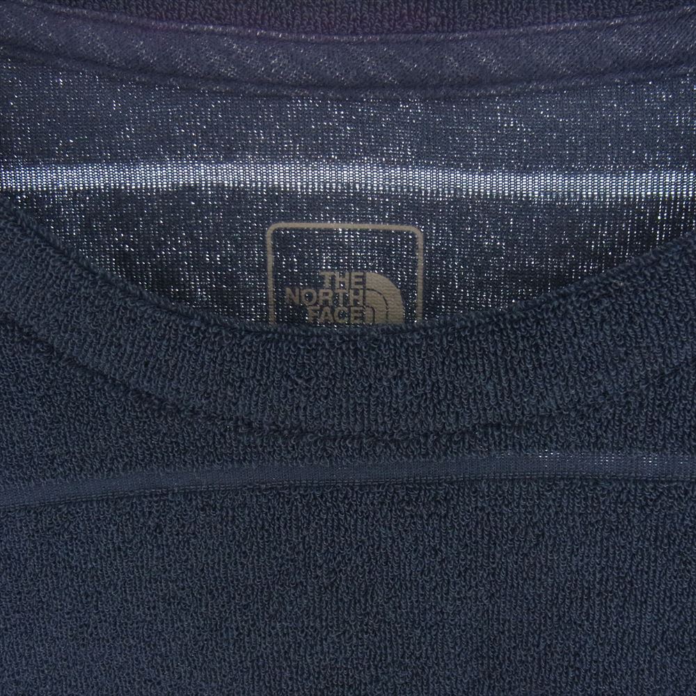 THE NORTH FACE ノースフェイス NT11777 パイル地 Tシャツ ネイビー系 M【中古】