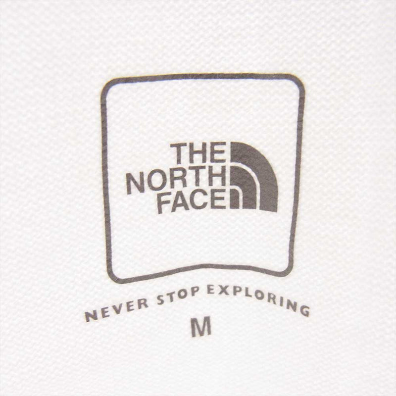 THE NORTH FACE ノースフェイス NT31727 モンキーマジック NO SIGHT BUT ON SIGHT 半袖 Tシャツ ホワイト ホワイト系 M【中古】