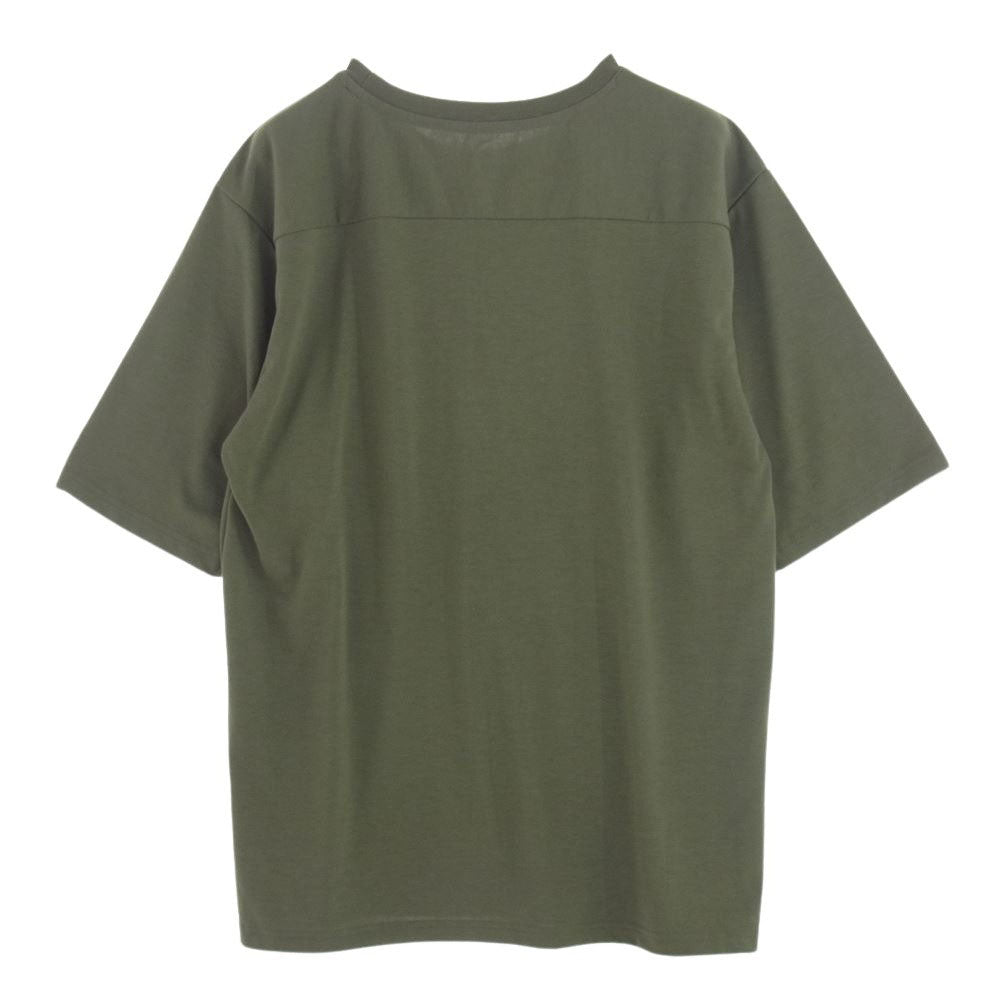 THE NORTH FACE ノースフェイス NT31865 S/S Airy Pocket Tee ショート スリーブ エアリーポケット クルーネック 半袖 Tシャツ カーキ系 XL【中古】