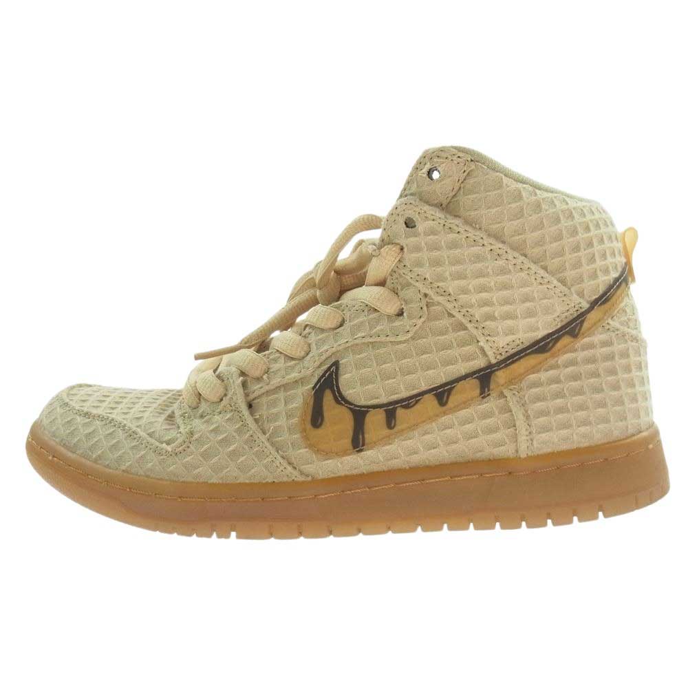 NIKE ナイキ 313171-722 SB Dunk High PRM Waffle ダンク ハイ プレミアム ワッフル ブラウン系 26.0cm【中古】