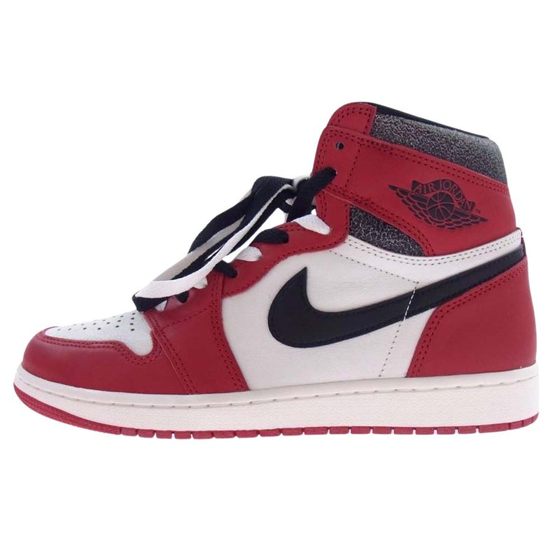 NIKE ナイキ DZ5485-612 フェイクバスターズ鑑定済 Air Jordan 1 High OG Lost & Found Chicago エアジョーダン1 ハイ ロスト ファウンド シカゴ 27.0cm【新古品】【未使用】【中古】