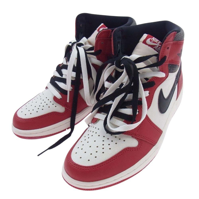 NIKE ナイキ DZ5485-612 フェイクバスターズ鑑定済 Air Jordan 1 High OG Lost & Found Chicago エアジョーダン1 ハイ ロスト ファウンド シカゴ 27.0cm【新古品】【未使用】【中古】