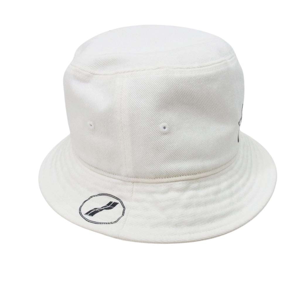 ウェルダン LOGO STAMP BUCKET HAT ロゴプリント バケット ハット ホワイト系 ONE　SIZE【中古】