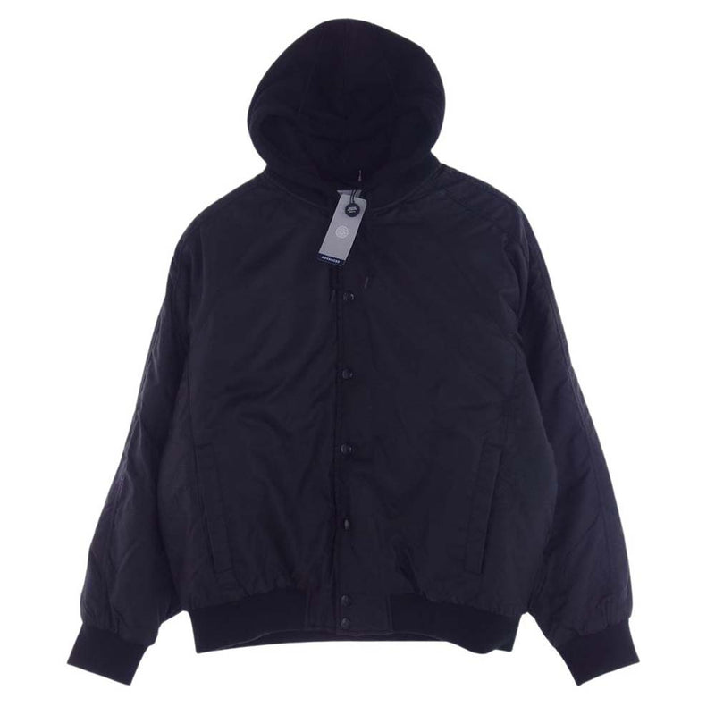 Supreme シュプリーム 24SS Hooded Stadium Jacket フーデッド スタジアム ジャケット スタジャン ブラック系 M【新古品】【未使用】【中古】