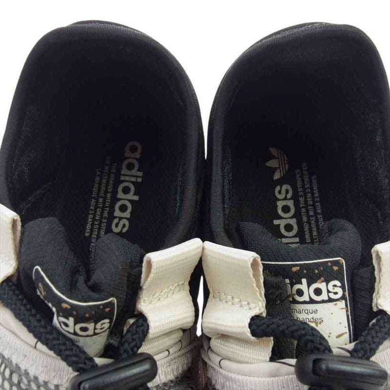 adidas アディダス FZ6540 SUPERSTAR スーパースター SST クリアブラウン ローカット スニーカー ブラック系 26cm【中古】