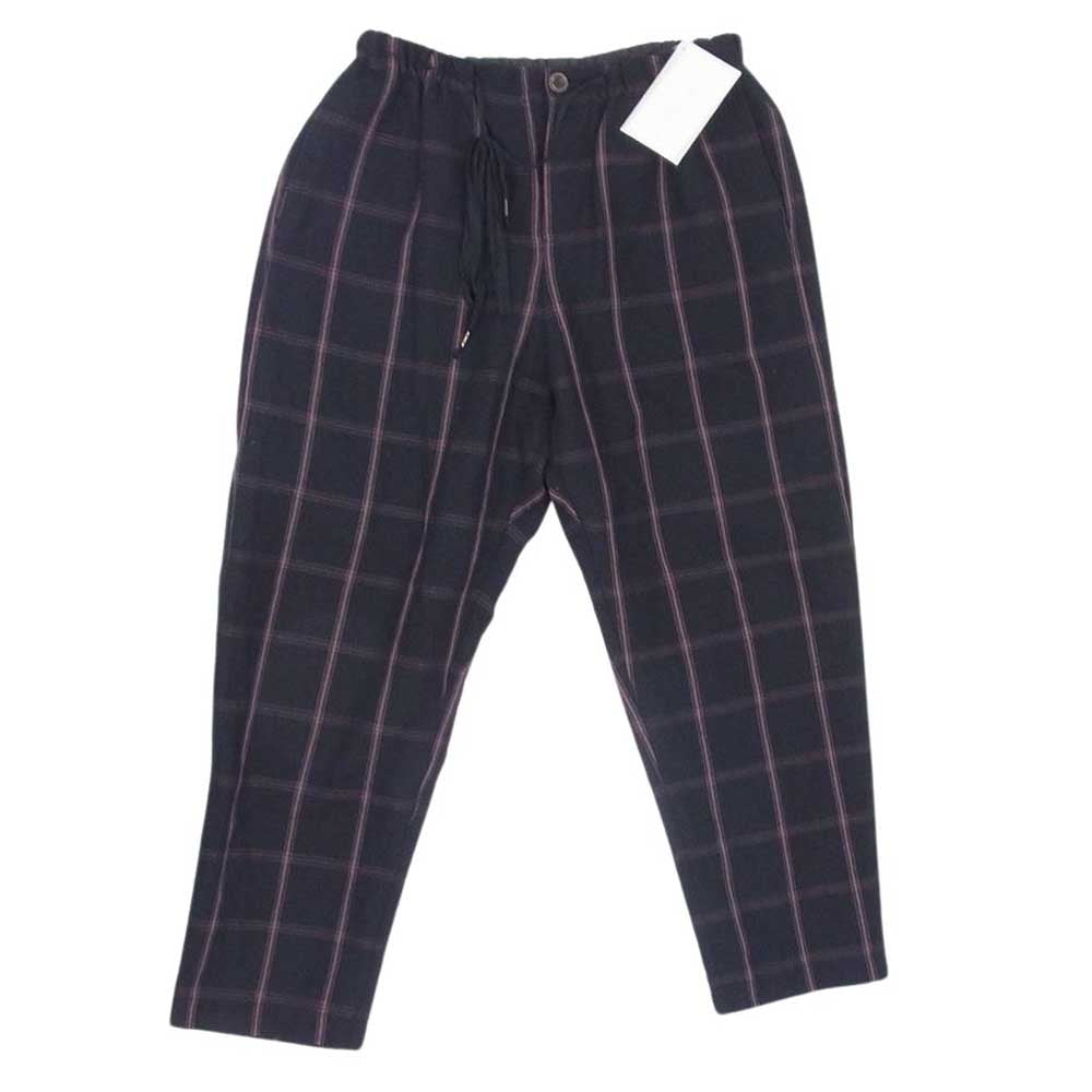 インディビジュアルセンチメント PA89L-LCW7 UNISEX EASY WIDE PANTS ユニセックス イージー ワイド パンツ ブラック系 0 【中古】