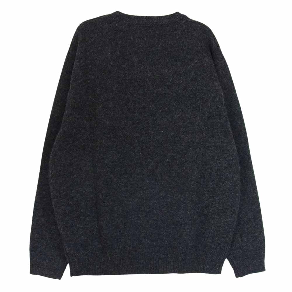 PENDLETON ペンドルトン RF532 WASHABLE WOOL Shetland Crew シェットランド クルー ニット ブラック ブラック系 M【新古品】【未使用】【中古】