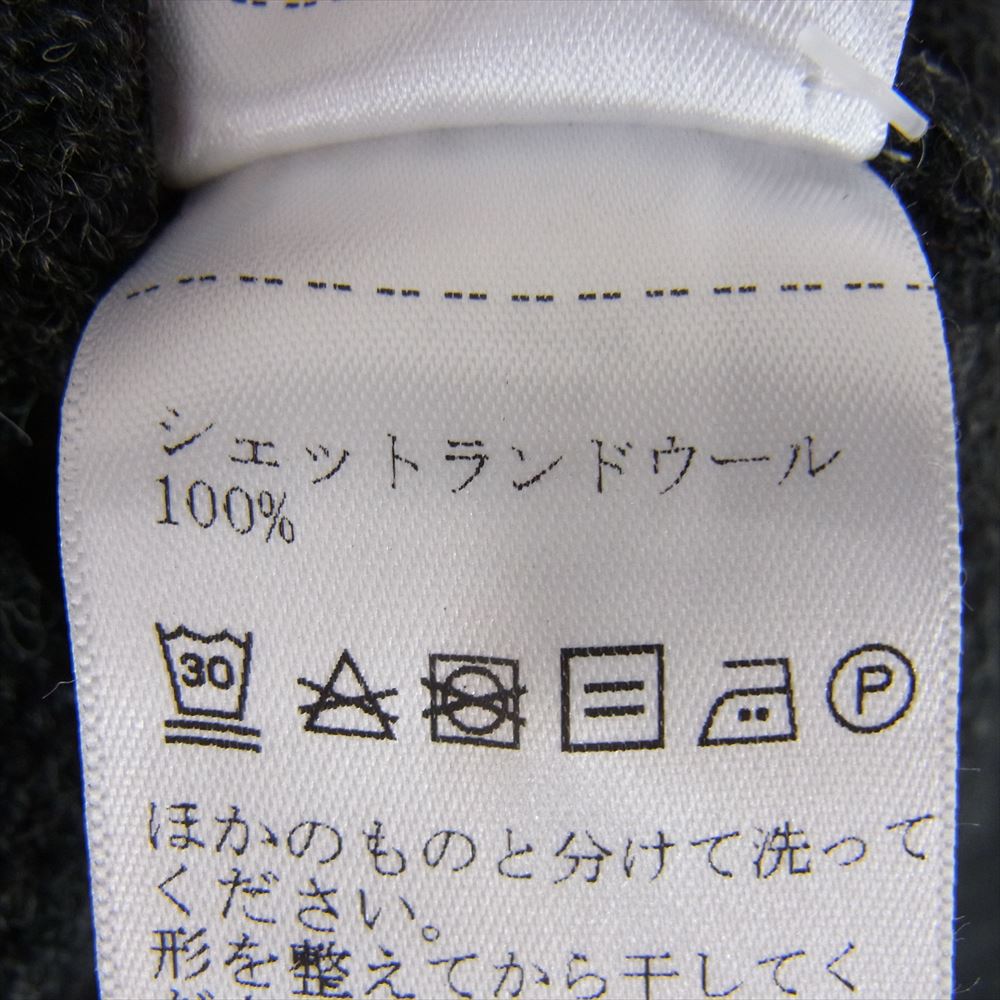 PENDLETON ペンドルトン RF532 WASHABLE WOOL Shetland Crew シェットランド クルー ニット ブラック ブラック系 M【新古品】【未使用】【中古】