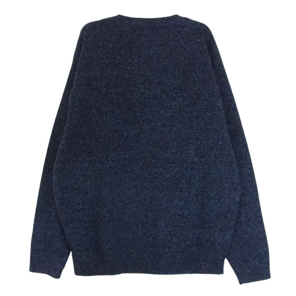 PENDLETON ペンドルトン RF532 WASHABLE WOOL Shetland Crew シェットランド クルー ニット  ネイビー系 M【新古品】【未使用】【中古】