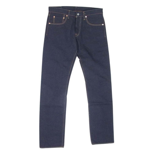 MaruniJeans BI-18536 毘沙門天 天然藍ジーンズ ロイヤルパープル ストレート デニム パンツ インディゴブルー系 33【極上美品】【中古】