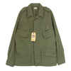 Buzz Rickson's バズリクソンズ BR12247 COMBAT Tropical ジャングルファティーグ トロピカル コンバット ミリタリー ワーク シャツ ジャケット  カーキ系 M【新古品】【未使用】【中古】