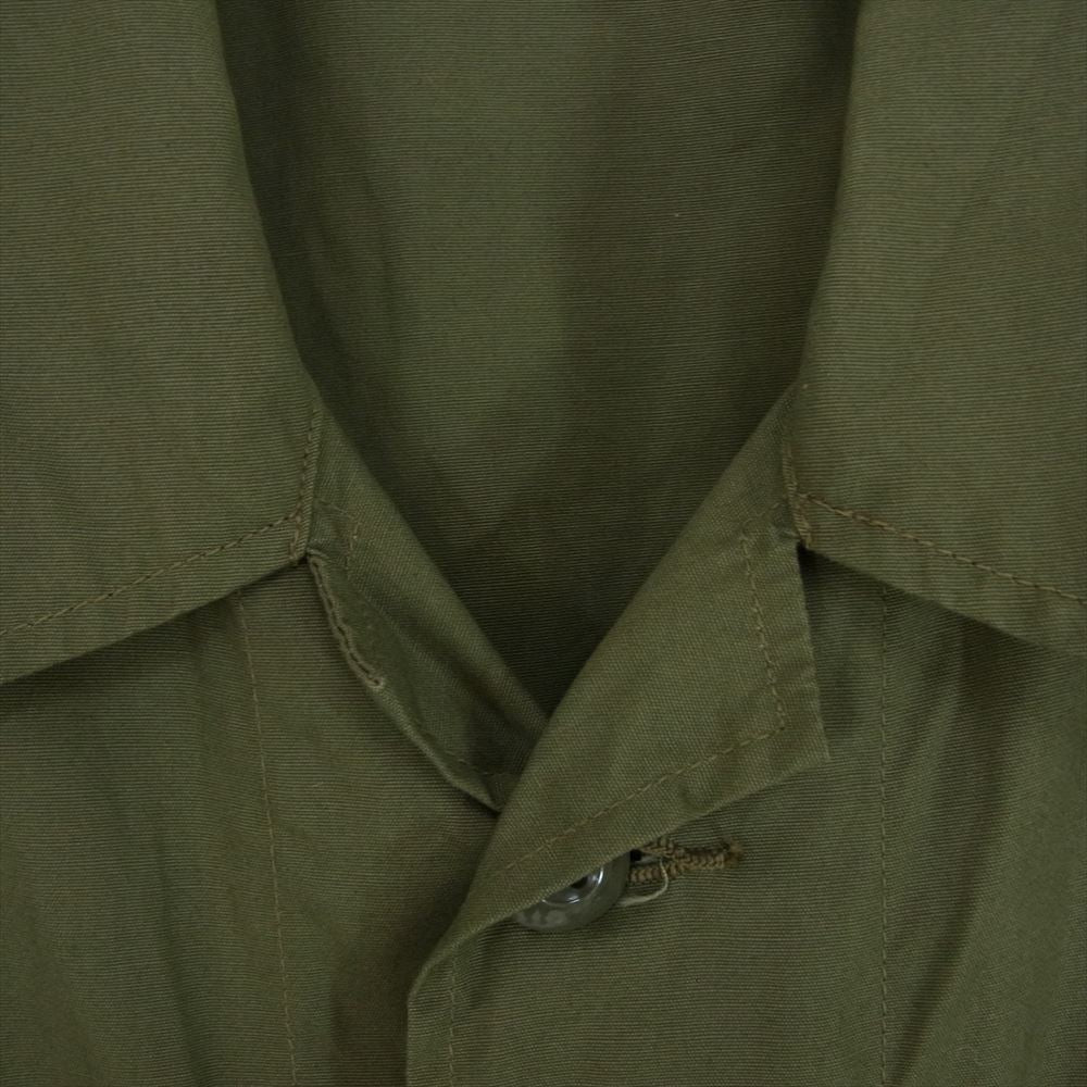 Buzz Rickson's バズリクソンズ BR12247 COMBAT Tropical ジャングルファティーグ トロピカル コンバット ミリタリー ワーク シャツ ジャケット  カーキ系 M【新古品】【未使用】【中古】