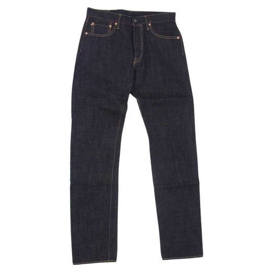 鬼デニム ONI246-14KBE 14OZ ONI DENIM NEAT STRAIGHT 初代 鬼デニム復活 14oz ニートストレート デニム パンツ インディゴブルー系 32【新古品】【未使用】【中古】