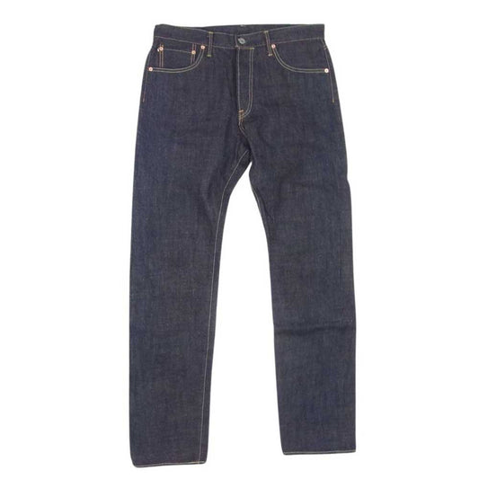 鬼デニム ONI246-14KBE 14OZ ONI DENIM NEAT STRAIGHT 初代 鬼デニム復活 14oz ニートストレート デニム パンツ インディゴブルー系 36【新古品】【未使用】【中古】