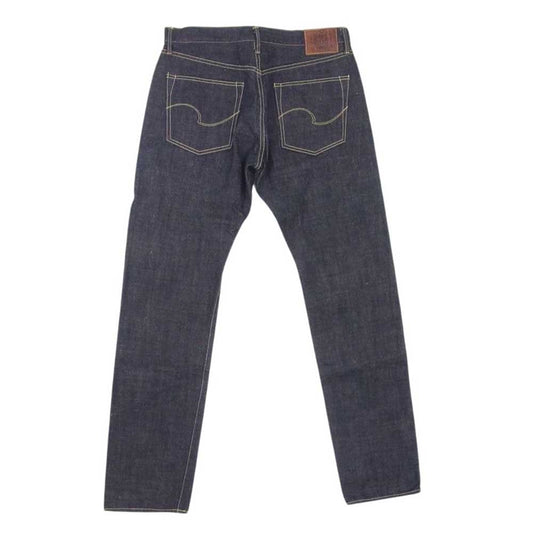 鬼デニム ONI246-14KBE 14OZ ONI DENIM NEAT STRAIGHT 初代 鬼デニム復活 14oz ニートストレート デニム パンツ インディゴブルー系 36【新古品】【未使用】【中古】