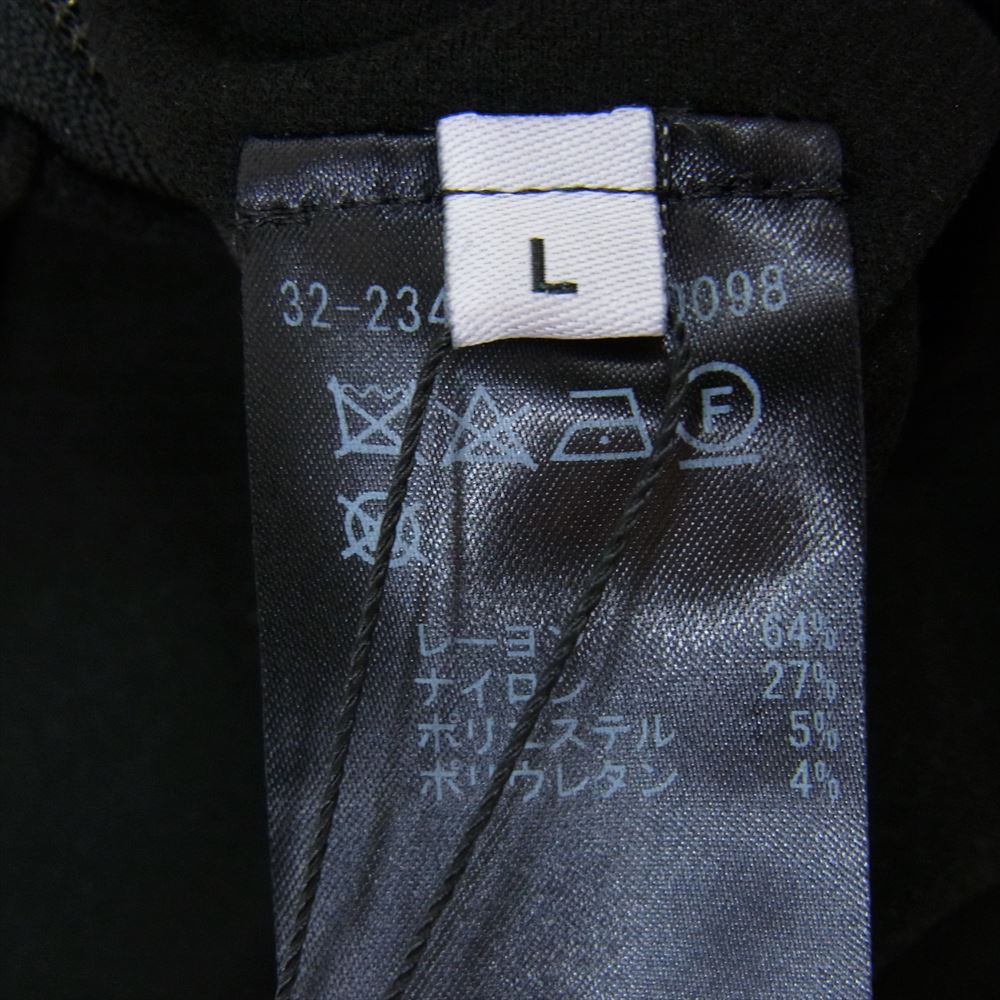 ONE GRAVITY ワングラビティ 32-234-07-100098 2WAY ストレッチ トラック パンツ ブラック系 L【美品】【中古】