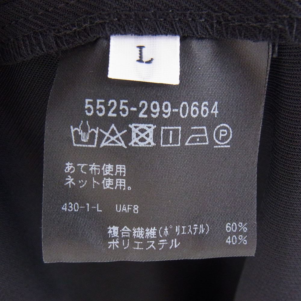 ユナイテッドアローズアンドサンズ 5525-299-0664 by DAISUKE OBANA 3 C/LESS DB COAT ダイスケ オバナ ノーカラー ロング  コート ブラック系 L【美品】【中古】