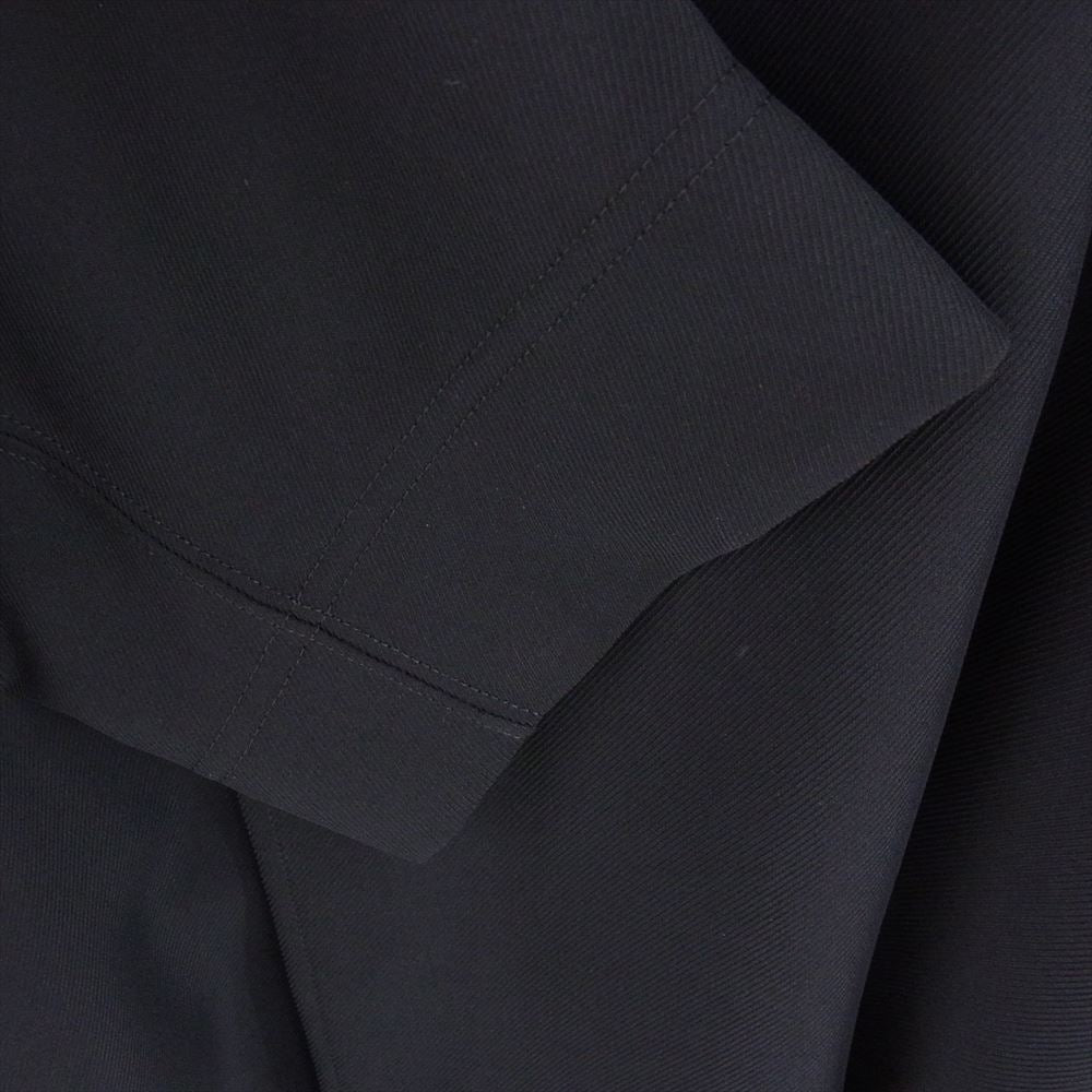 ユナイテッドアローズアンドサンズ 5525-299-0664 by DAISUKE OBANA 3 C/LESS DB COAT ダイスケ オバナ ノーカラー ロング  コート ブラック系 L【美品】【中古】