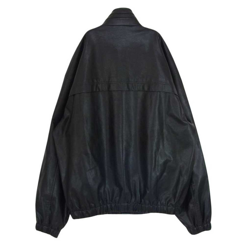 コーダ SYNTHETIC LEATHER OVERSIZED JACKET シンセティック レザー オーバー サイズ レザー ブルゾン ジャケット ブラック系 2【中古】