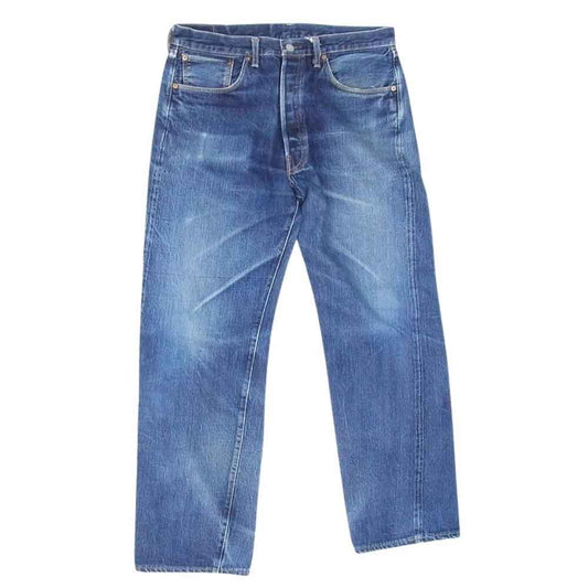 Levi's リーバイス J09A J10505 0203 LEVI'S VINTAGE CLOTHING 55501 501XX BIGE ビッグE LVC 復刻 赤耳 セルビッジ ボタンフライ ストレート デニム パンツ インディゴブルー系 36【中古】