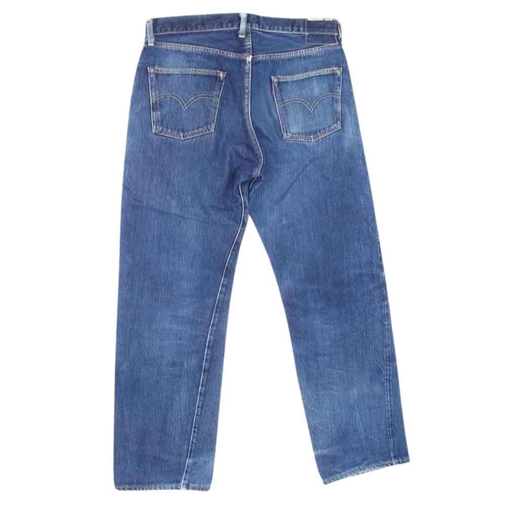 Levi's リーバイス J09A J10505 0203 LEVI'S VINTAGE CLOTHING 55501 501XX BIGE ビッグE LVC 復刻 赤耳 セルビッジ ボタンフライ ストレート デニム パンツ インディゴブルー系 36【中古】