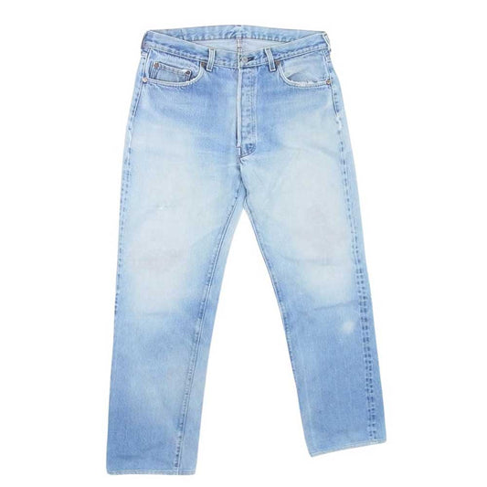 Levi's リーバイス 501 ボタン裏刻印524 エルパソ SMALLe スモールe セルビッジ 赤耳 ボタンフライ ストレート デニム パンツ ウォッシュブルー インディゴブルー系 サイズ表記無【中古】