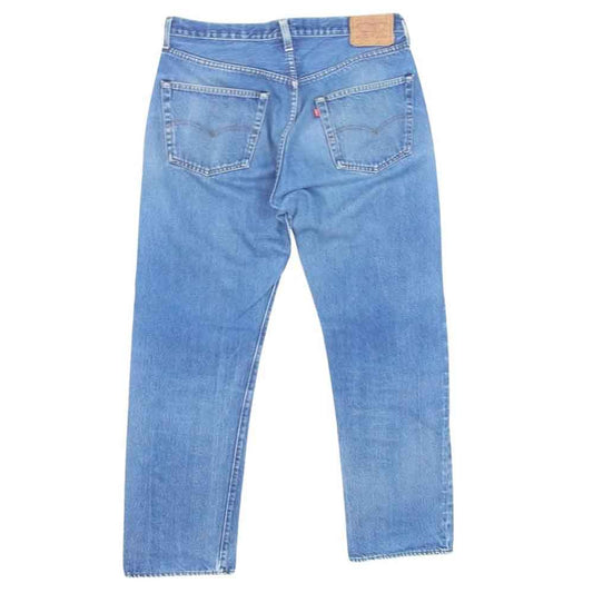 Levi's リーバイス 501 ボタン裏刻印524 エルパソ SMALLe スモールe セルビッジ 赤耳 ボタンフライ ストレート デニム パンツ インディゴブルー系 36【中古】