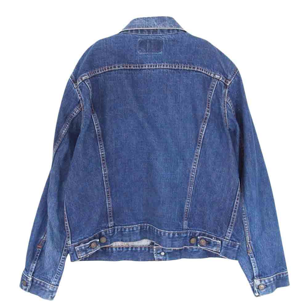 Levi's リーバイス 70505 vintage BIGE 3rd ビッグE サード ポケット裏 カンヌキ黒 デニム ジャケット インディゴブルー系 サイズ表記無【中古】