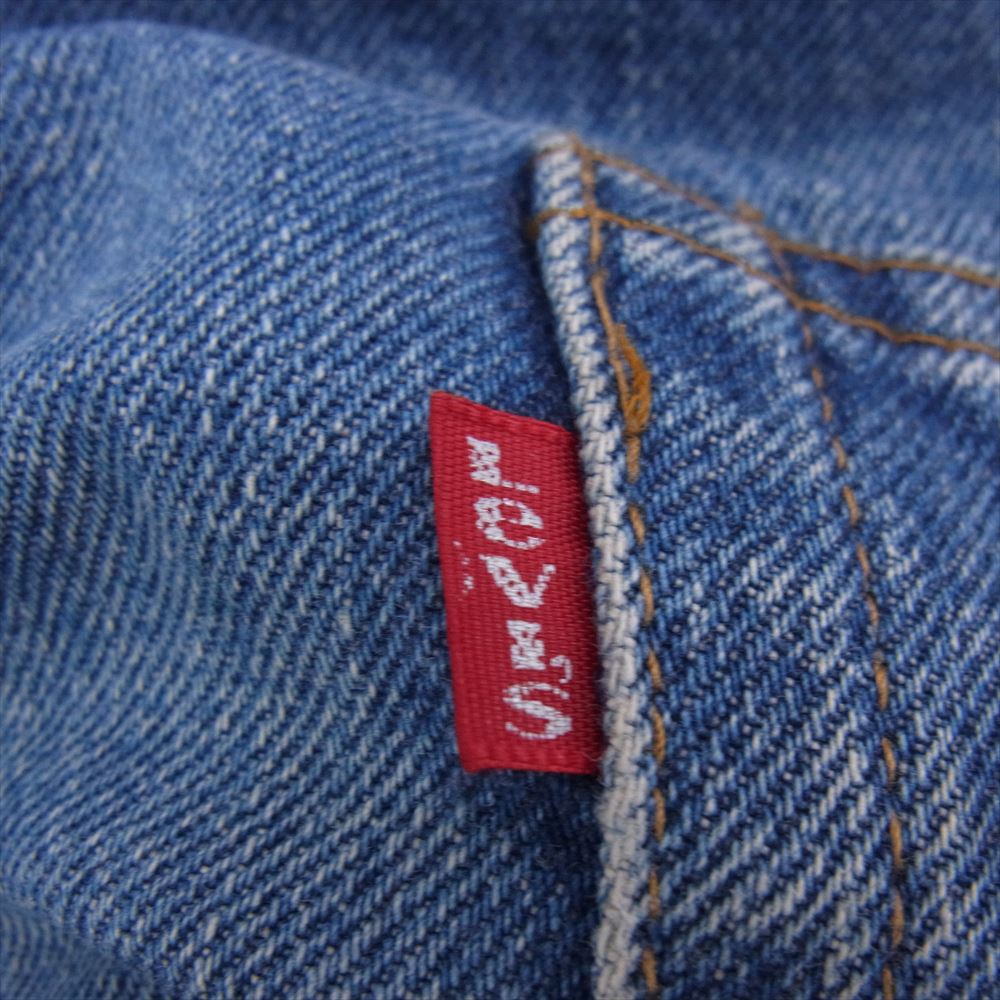 Levi's リーバイス 501 66後期 ボタン裏刻印6 SMALLe スモールe セルビッジ ボタンフライ ストレート デニム パンツ インディゴブルー系【中古】