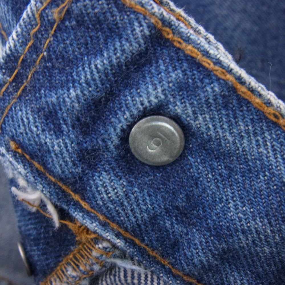 Levi's リーバイス 501 66後期 ボタン裏刻印6 SMALLe スモールe セルビッジ ボタンフライ ストレート デニム パンツ インディゴブルー系【中古】