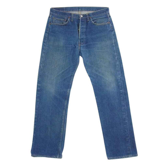 Levi's リーバイス 501 66前期 ボタン裏刻印6 SMALLe スモールe セルビッジ ボタンフライ ストレート デニム パンツ インディゴブルー系【中古】