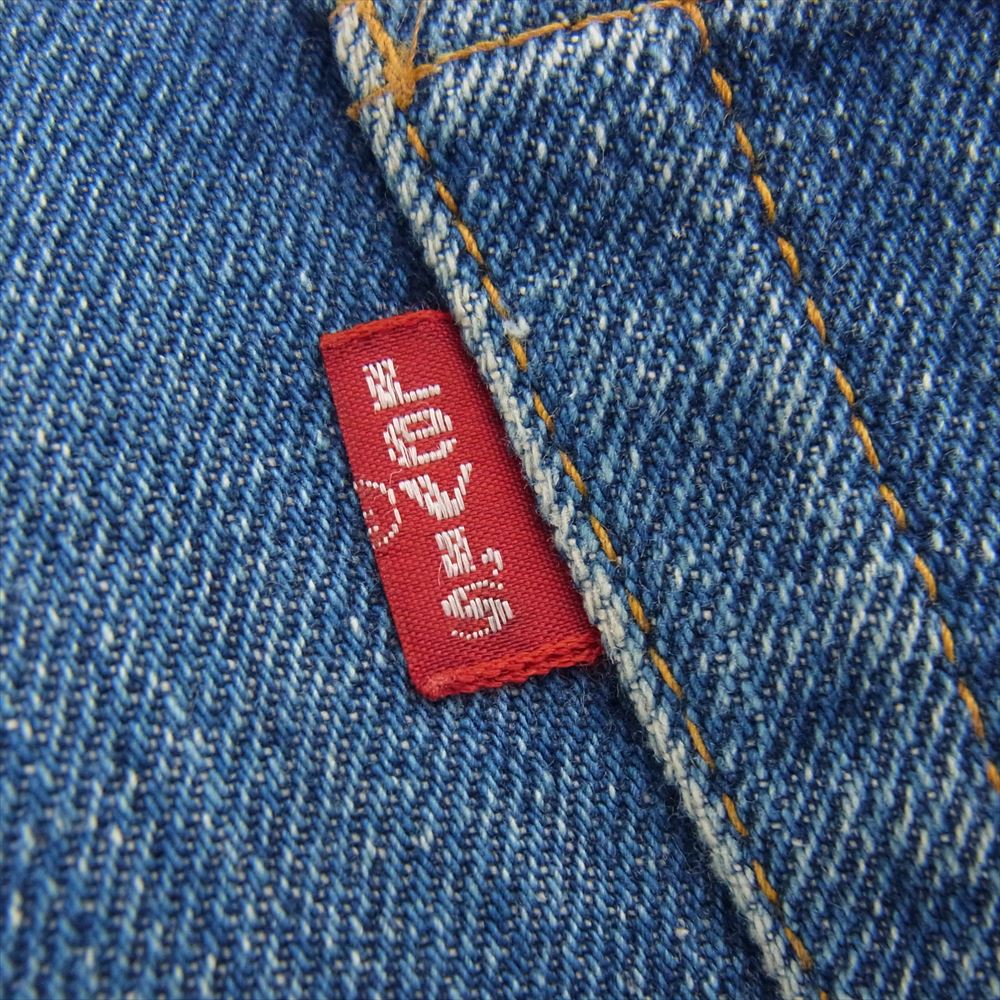Levi's リーバイス 501 66前期 ボタン裏刻印6 SMALLe スモールe セルビッジ ボタンフライ ストレート デニム パンツ インディゴブルー系【中古】