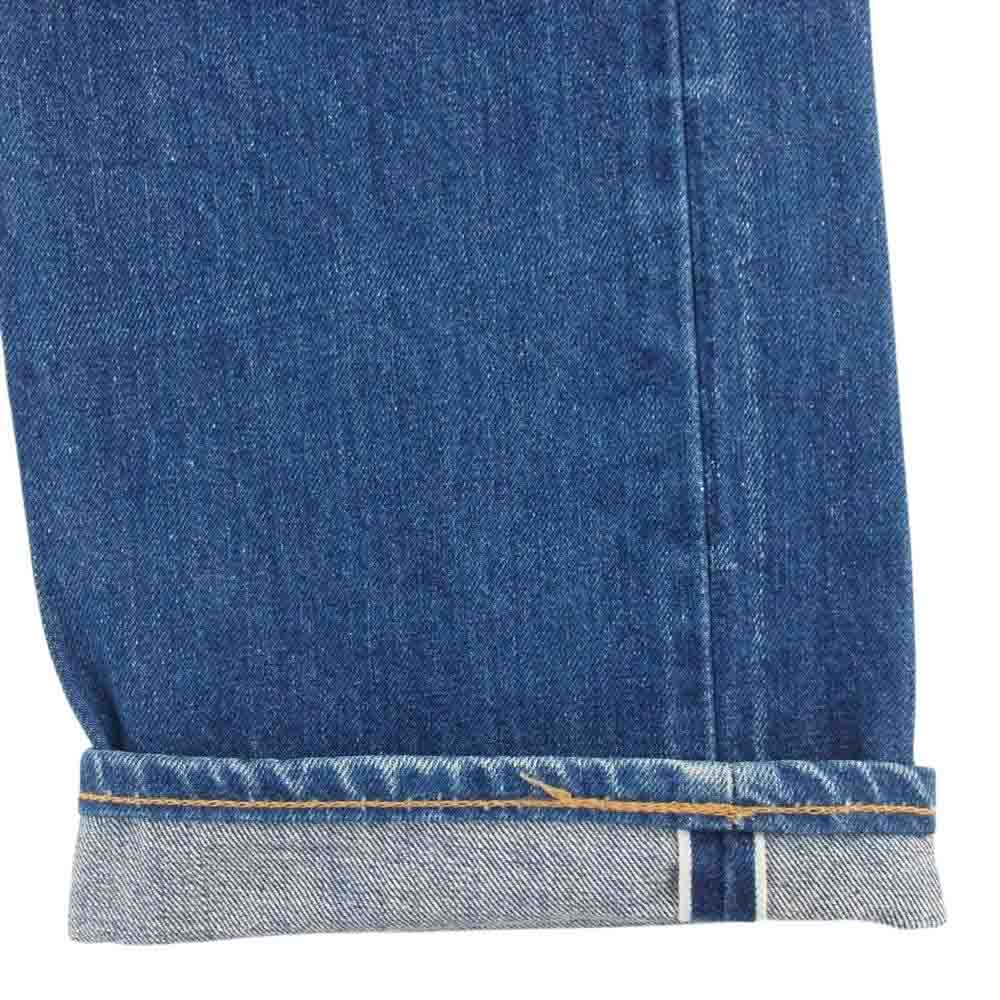 Levi's リーバイス 501 66前期 ボタン裏刻印6 SMALLe スモールe セルビッジ ボタンフライ ストレート デニム パンツ インディゴブルー系【中古】