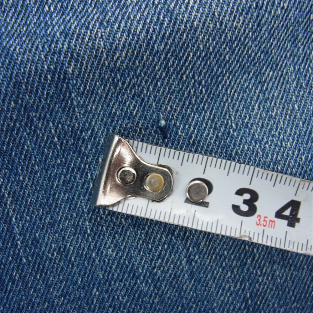 Levi's リーバイス 501 66前期 ボタン裏刻印6 SMALLe スモールe セルビッジ ボタンフライ ストレート デニム パンツ インディゴブルー系【中古】