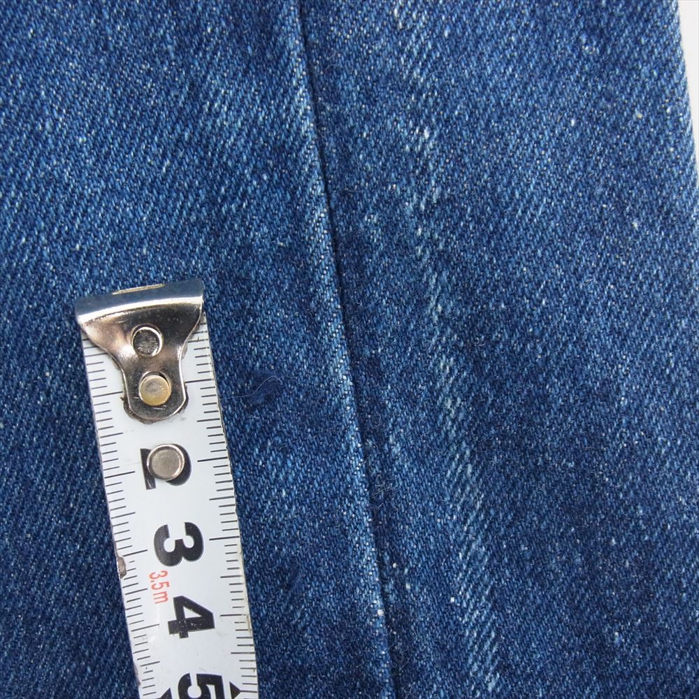 Levi's リーバイス 501 66前期 ボタン裏刻印6 SMALLe スモールe セルビッジ ボタンフライ ストレート デニム パンツ インディゴブルー系【中古】