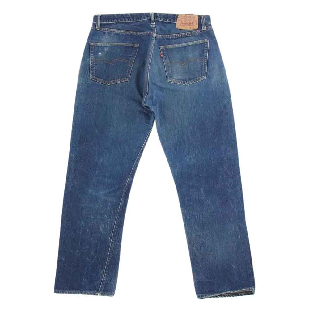 Levi's リーバイス 501 66前期 ボタン裏刻印6 BIGE ビッグE セルビッジ ボタンフライ ストレート デニム パンツ インディゴブルー系【中古】