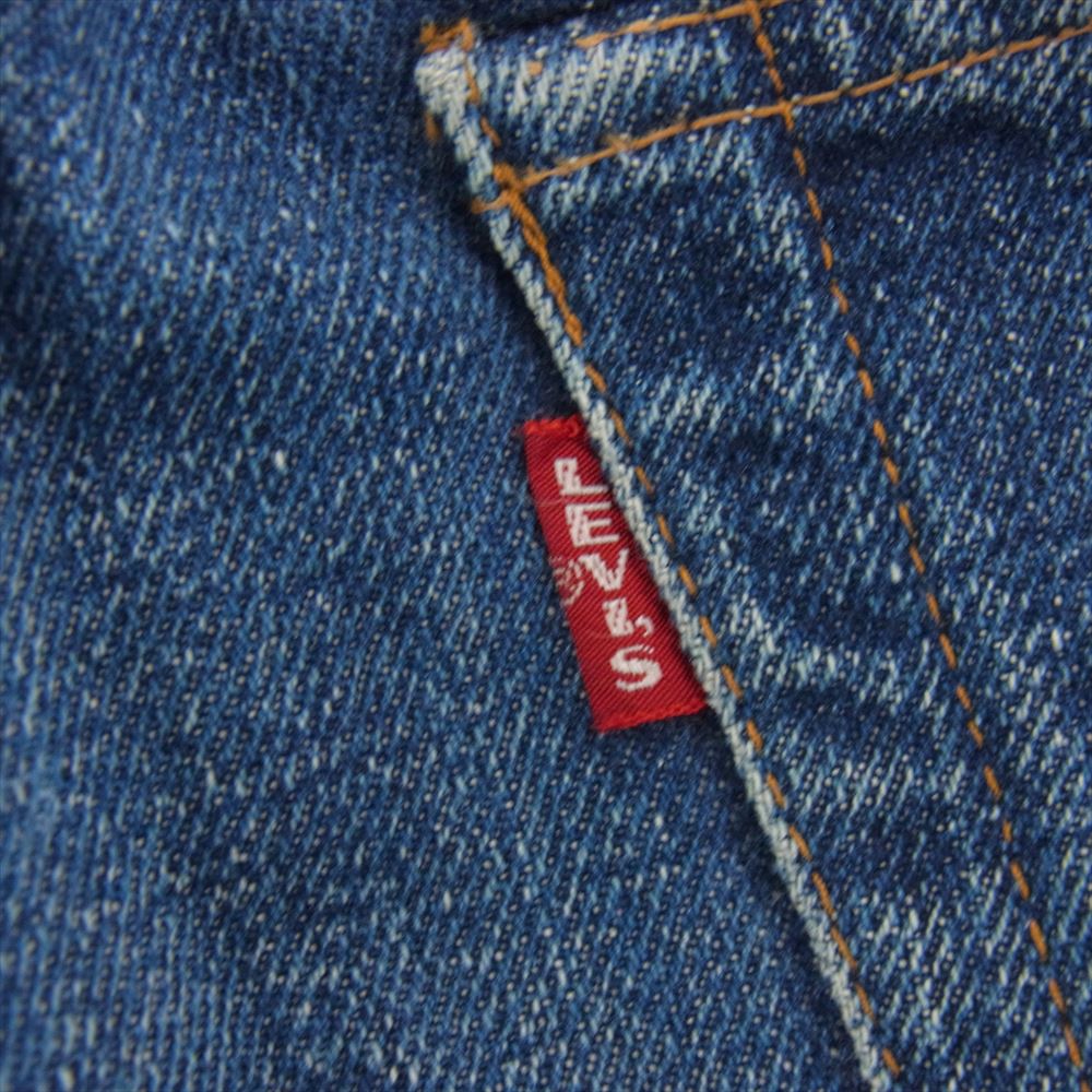 Levi's リーバイス 501 66前期 ボタン裏刻印6 BIGE ビッグE セルビッジ ボタンフライ ストレート デニム パンツ インディゴブルー系【中古】