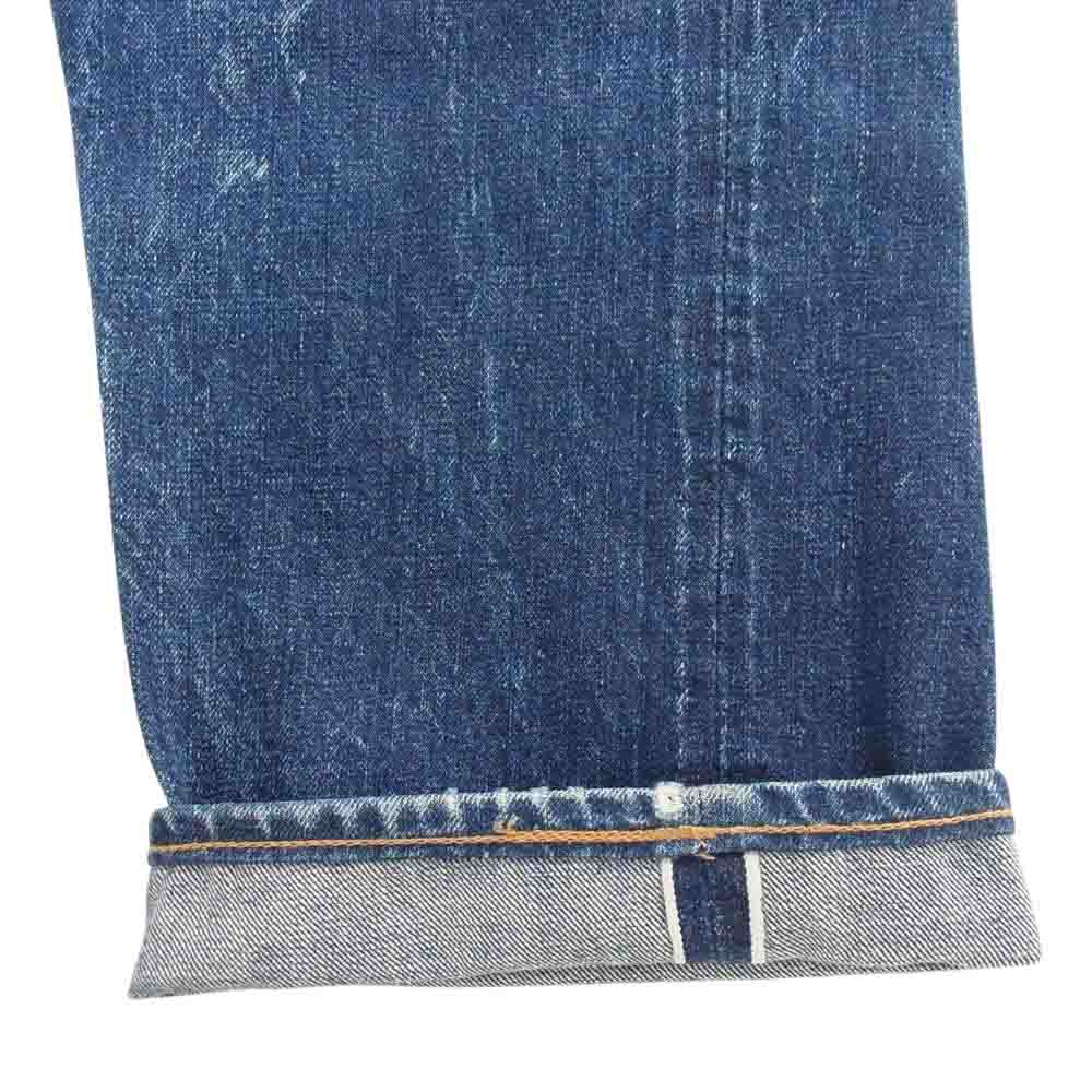 Levi's リーバイス 501 66前期 ボタン裏刻印6 BIGE ビッグE セルビッジ ボタンフライ ストレート デニム パンツ インディゴブルー系【中古】